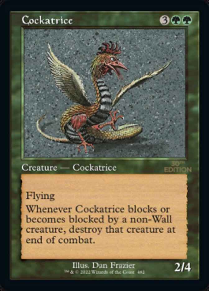 Cockatrice (Retro Frame) (30A-482) - 30th Anniversary Edition