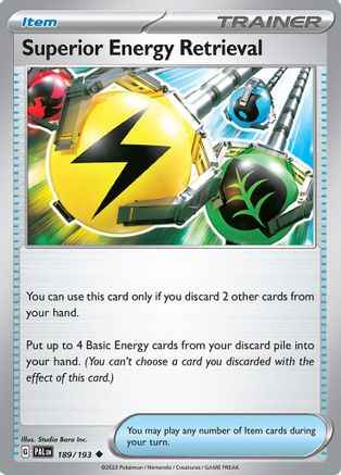 Superior Energy Retrieval 189/193 - SV02 Paldea Evolved