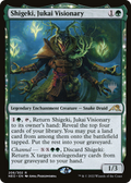 Shigeki, Jukai Visionary (PPNEO-206P) - Kamigawa: Neon Dynasty Promos: (enchantment)