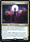 Priest of Fell Rites (PRE-208S) - Modern Horizons 2 Promos Foil