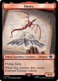 Smaug // Food (0009) Double-Sided Token (LTR-7 // 9) - The Lord of the Rings: Tales of Middle-earth Foil