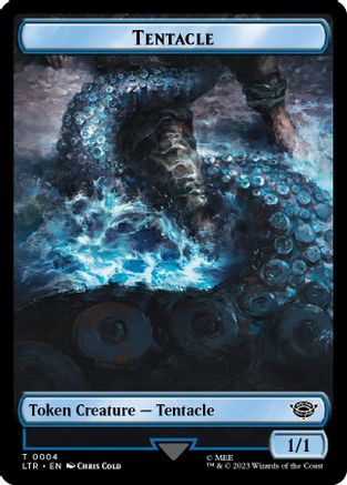 Tentacle // Food (0010) Double-Sided Token (LTR-4 // 10) - The Lord of the Rings: Tales of Middle-earth Foil