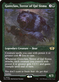Goreclaw, Terror of Qal Sisma (Foil Etched) (MUL-092) - Multiverse Legends Foil