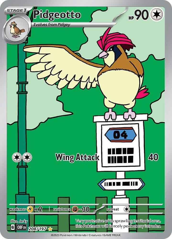 Pidgeotto (208/197) [Scarlet & Violet: Obsidian Flames]