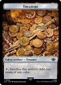 Treasure // Food (0022) Double-Sided Token (Surge Foil) (LTR-25 // 22) - The Lord of the Rings: Tales of Middle-earth Foil