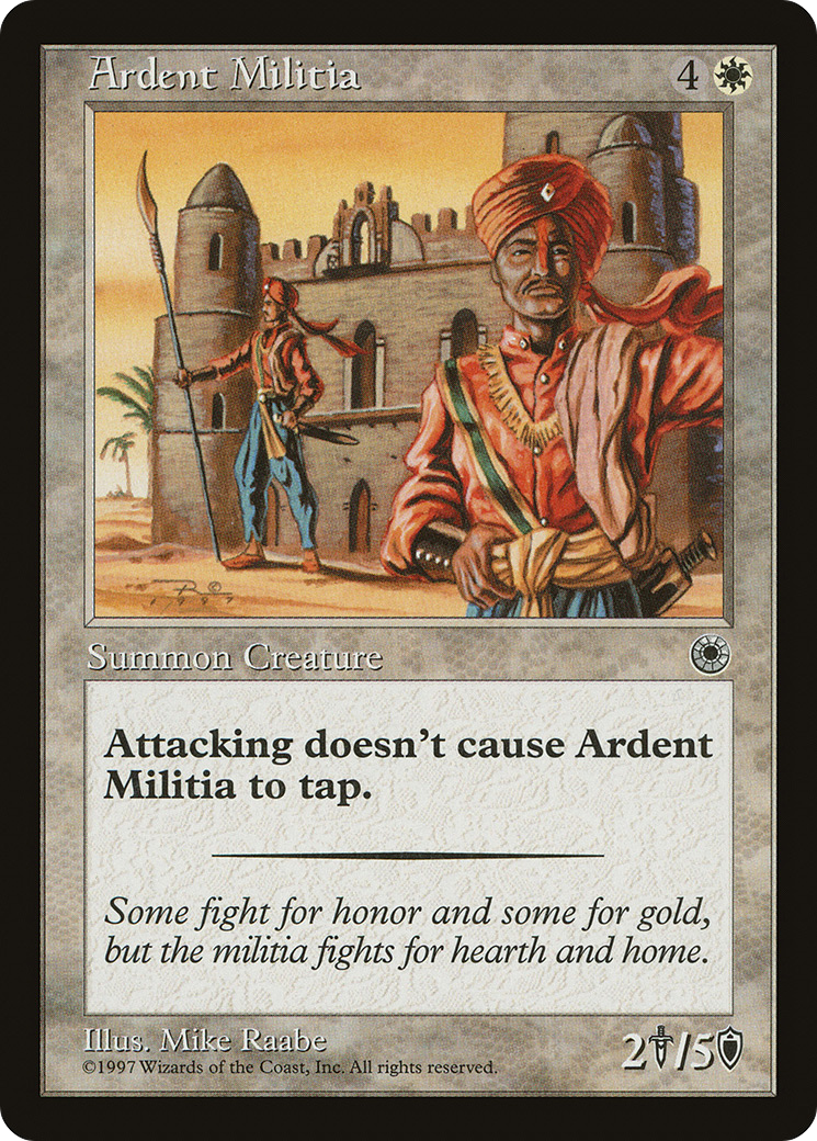 Ardent Militia (POR-) - Portal