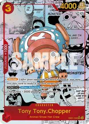 Tony Tony.Chopper (Alternate Art) (Manga) (EB01-006) - Extra Booster: Memorial Collection Foil