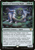 Myojin of Towering Might (NEC-038) - Neon Dynasty Commander
