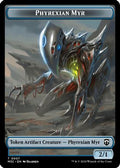 Phyrexian Myr (Ripple Foil)  // Servo Double-Sided Token (M3C-7 // 33) - Modern Horizons 3 Commander Foil