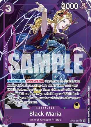 Black Maria (Parallel) (OP08-074) - Two Legends Foil