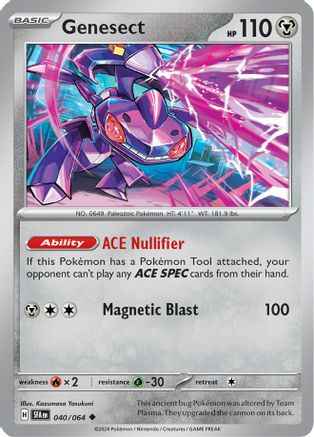 Genesect 040/064 - SV Shrouded Fable Reverse Holofoil