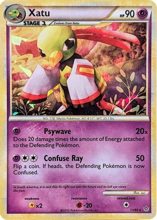 Xatu (Cracked Ice Holo) 011/95 - Blister Exclusives Holofoil