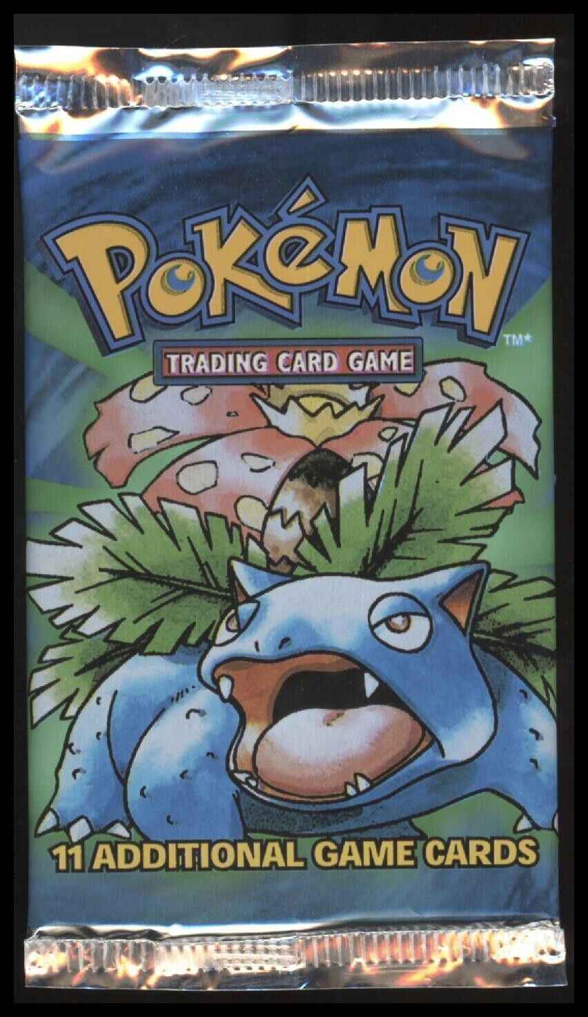 1999 Pokémon Base Set Booster Packs - Set of 3 - Full Art Set