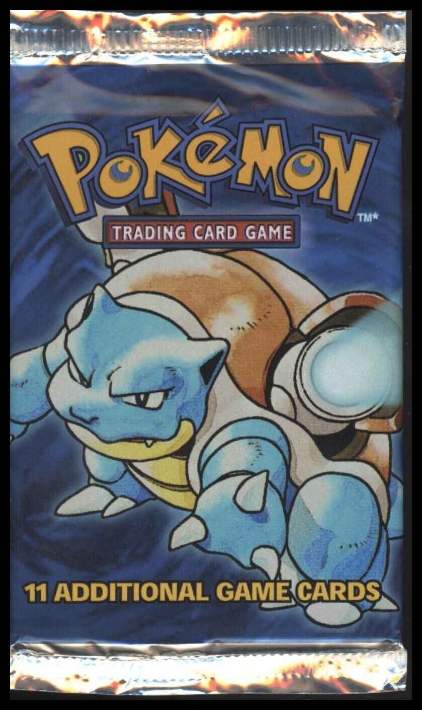 1999 Pokémon Base Set Booster Packs - Set of 3 - Full Art Set