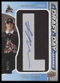 Logan Cooley 2023-24 SP Game Used #DDM-LC Draft Day Marks #/35