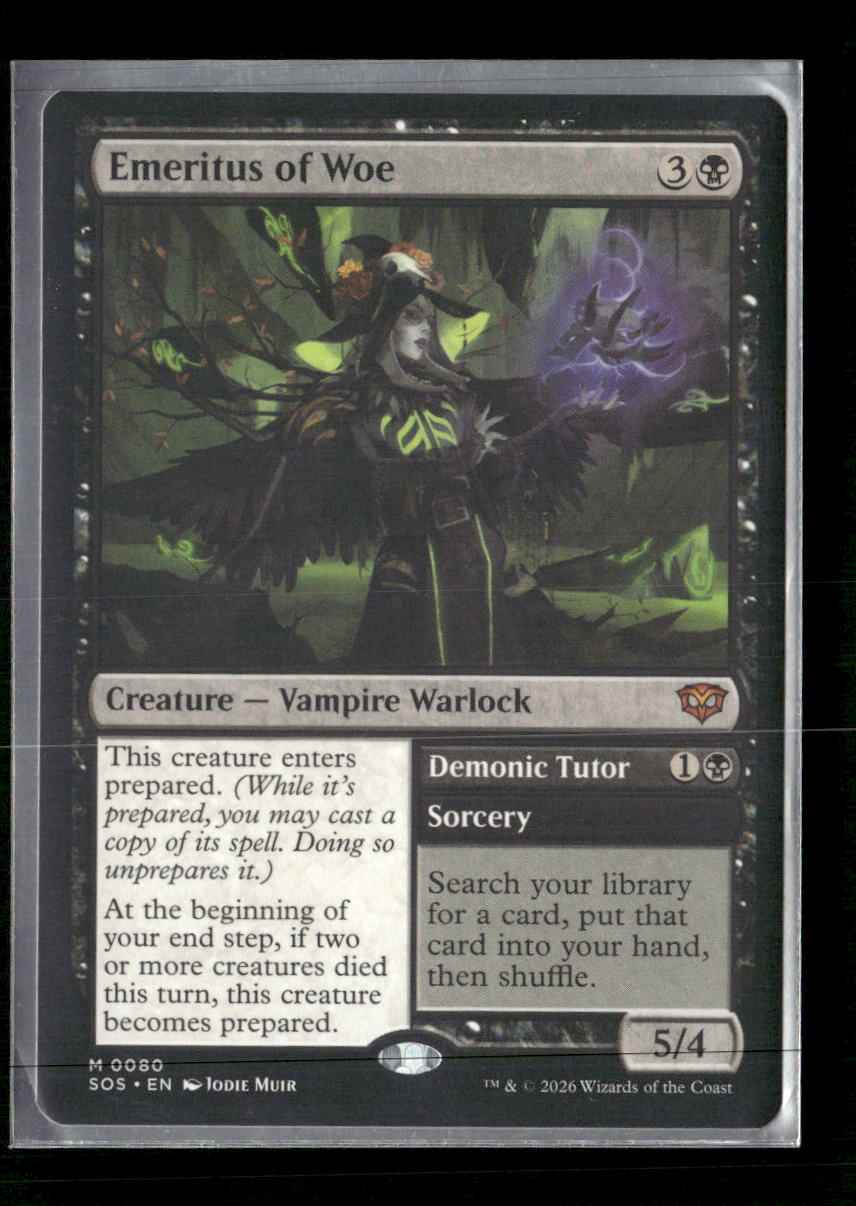 Secrets of Strixhaven Emeritus of Woe #80
