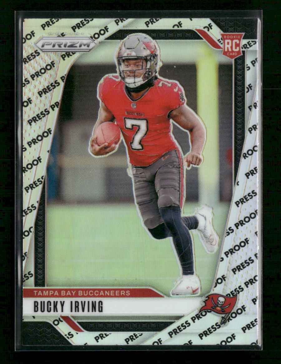 2024 Panini Prizm Press Proof Bucky Irving Rookie #316