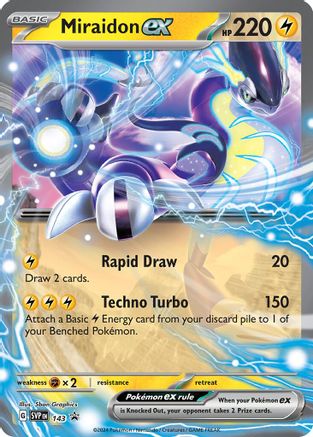Miraidon ex 143 - SV Scarlet & Violet Promo Cards Holofoil