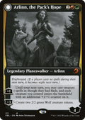 Arlinn, the Pack's Hope // Arlinn, the Moon's Fury (DBL-211) - Innistrad: Double Feature: (Double Faced Transform) Foil
