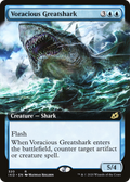Voracious Greatshark (IKO-320) - Ikoria: Lair of Behemoths: (Extended Art)