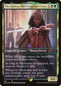 Enkira, Hostile Scavenger (SLD-146) - Secret Lair Drop / Michonne, Ruthless Survivor Foil