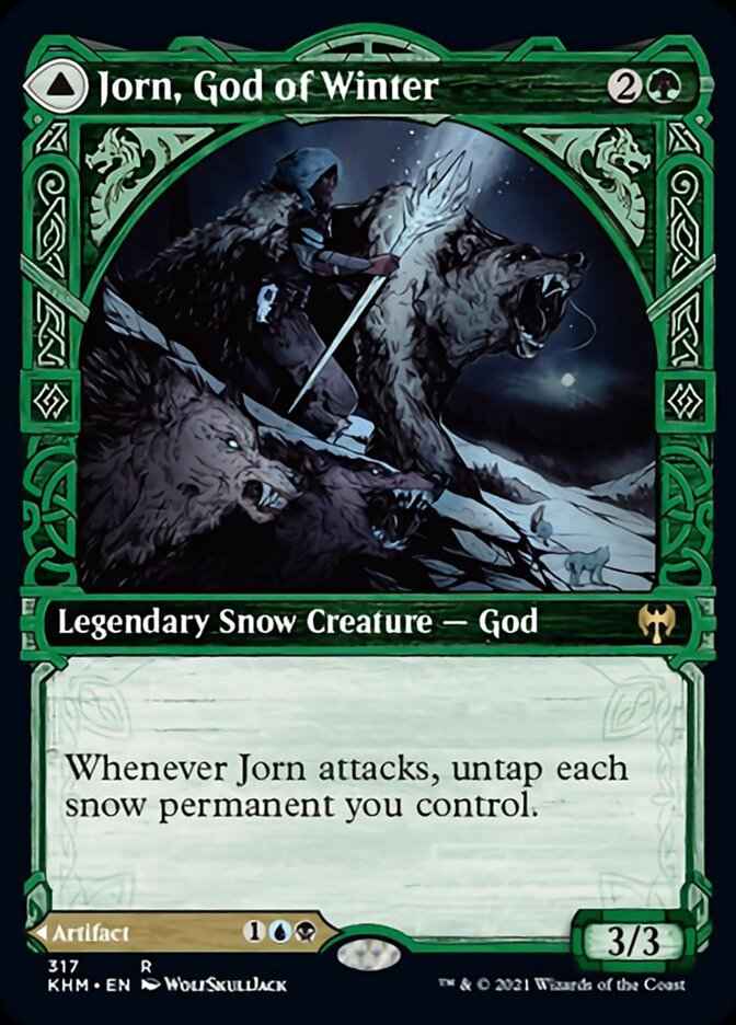 Jorn, God of Winter // Kaldring, the Rimestaff (KHM-317) - Kaldheim: (Showcase)