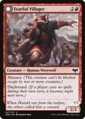 Fearful Villager // Fearsome Werewolf (VOW-157) - Innistrad: Crimson Vow: (Double Faced Transform)