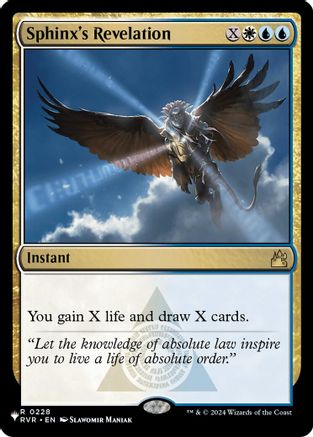 Sphinx's Revelation (LIST-0228) - The List Reprints