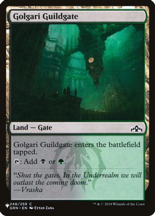 Golgari Guildgate (LIST-248/259) - The List Reprints