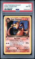 2000 Pokemon Rocket 1st Edition Dark Charizard 8 PSA #21