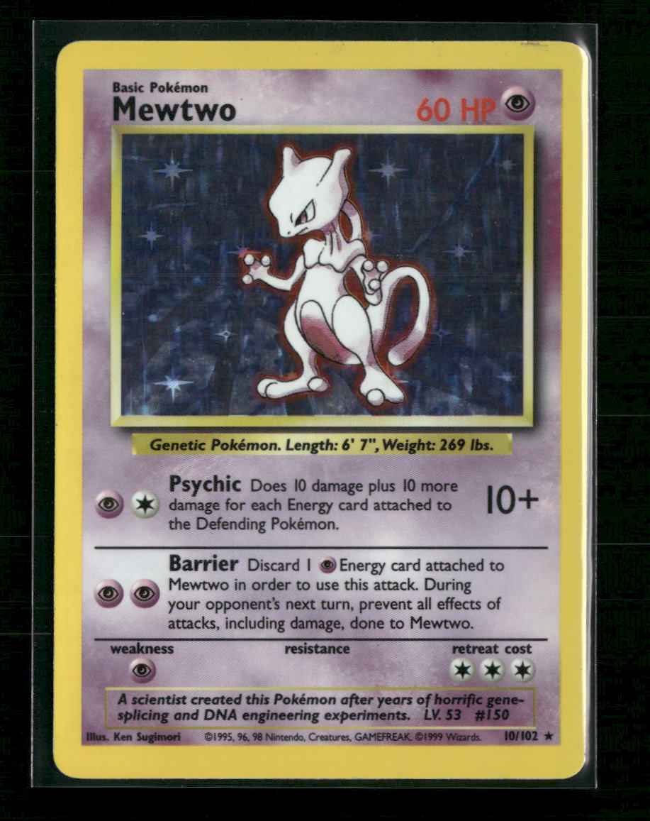 Base Set Mewtwo #010/102