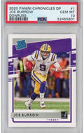 Graded 2020 Panini Chronicles Draft Picks Joe Burrow #1 Donruss Rookie RC Football Card PSA 10 Gem Mint