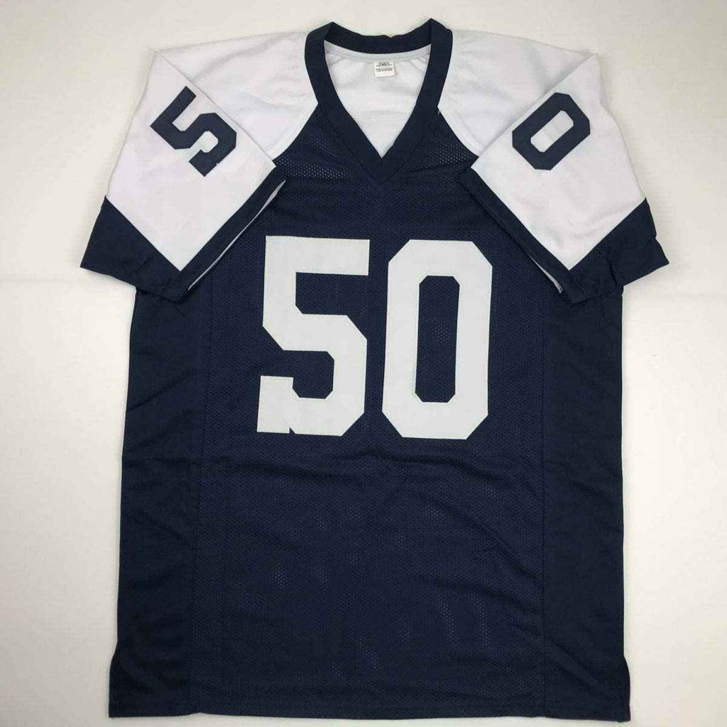 Autographed/Signed Sean Lee Dallas Thanksgiving Day Football Jersey JSA COA