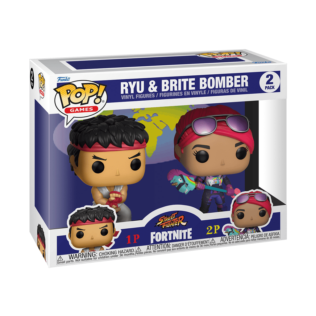 POP! Games: Fortnite 2PK Ryu & Brite Bomber