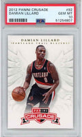 Graded 2012-13 Panini Crusade Damian Lillard #92 Rookie RC Basketball Card PSA 10 Gem Mint