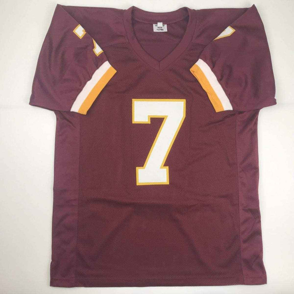 Autographed/Signed Dwayne Haskins Jr. Washington Burgundy Football Jersey JSA COA