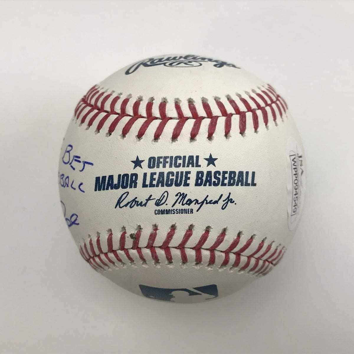 Autographed/Signed Pete Rose Sorry I Bet On Baseball Rawlings ROML JSA COA