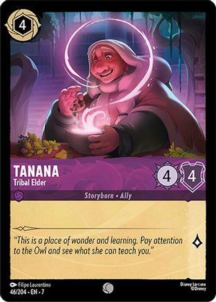 Tanana - Tribal Elder (46/204) - Archazias Island Cold Foil