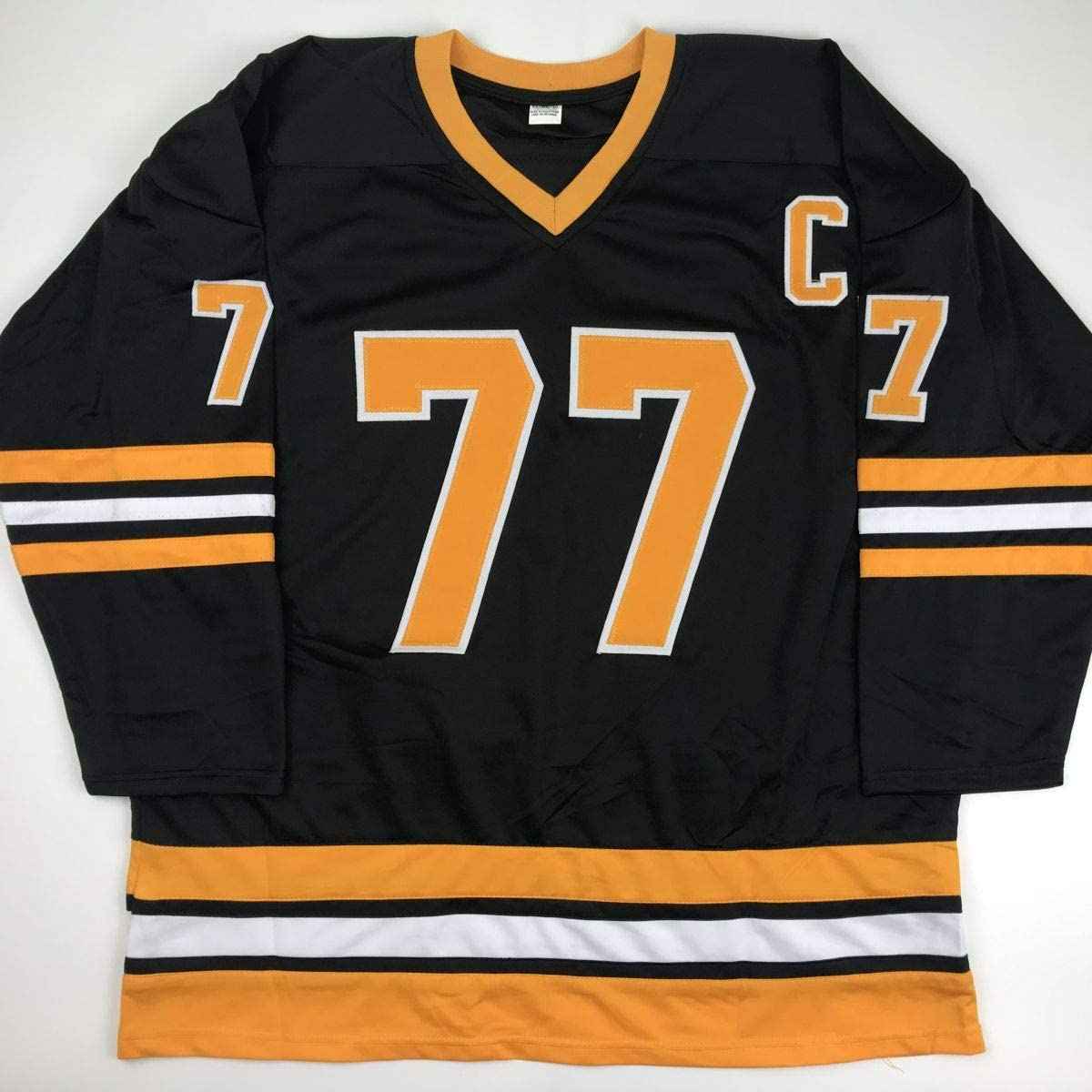Autographed/Signed Ray Bourque Boston Black Hockey Jersey JSA COA