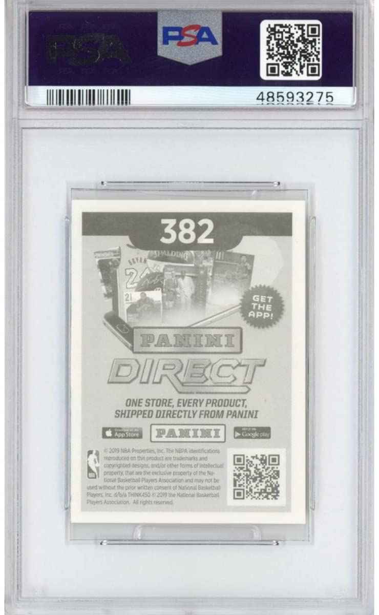 Graded 2019-20 Panini NBA Stickers Ja Morant #382 Rookie RC Basketball Card PSA 10 Gem Mint