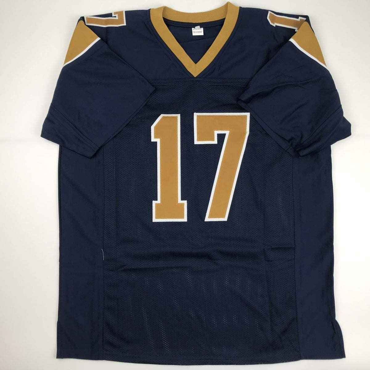 Autographed/Signed Robert Woods Los Angeles LA Dark Blue Football Jersey JSA COA