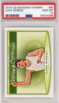 Graded 2019 Upper Deck UD Goodwin Champions Luka Doncic #80 Rookie RC Basketball Card PSA 10 Gem Mint
