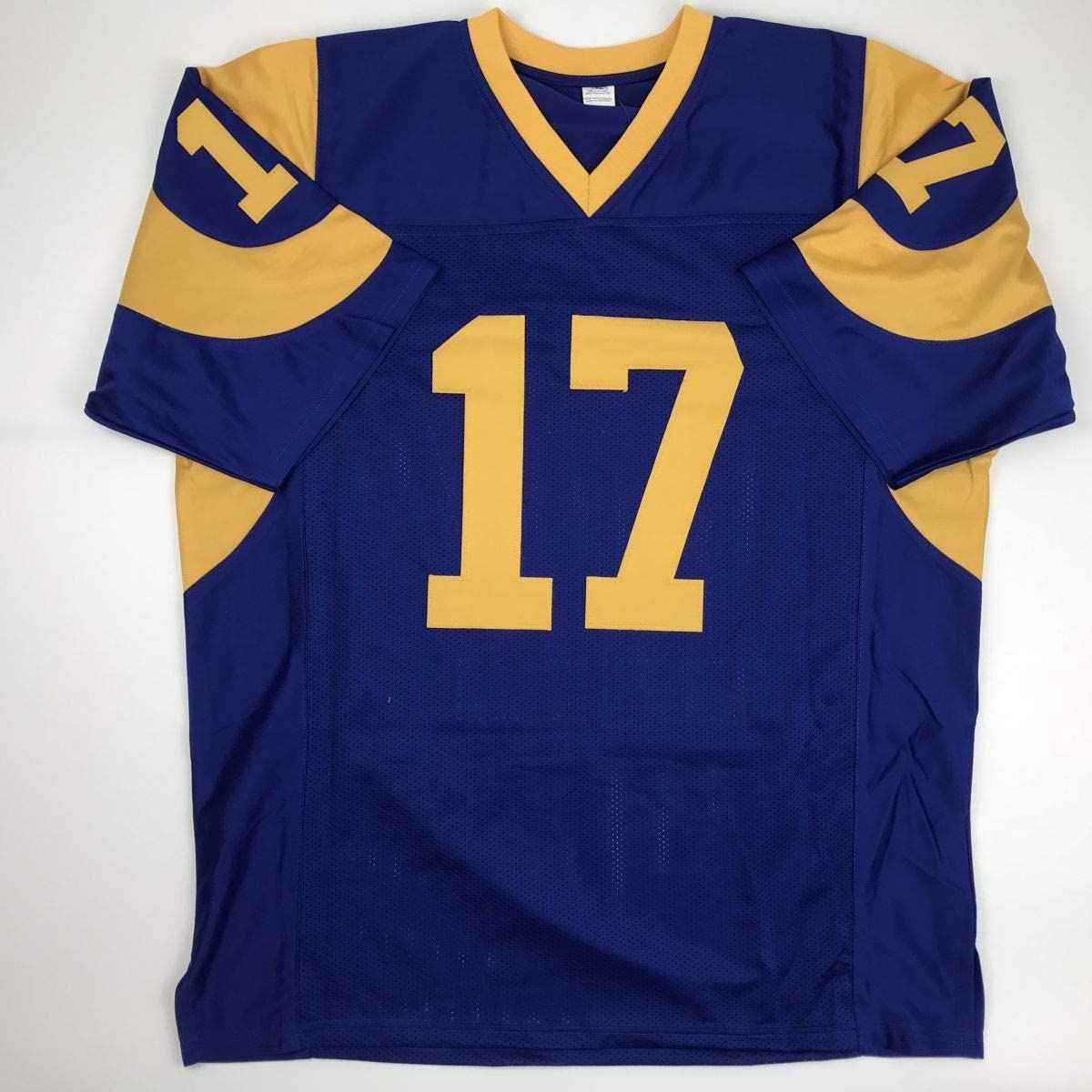 Autographed/Signed Robert Woods Los Angeles LA Retro Blue Football Jersey JSA COA
