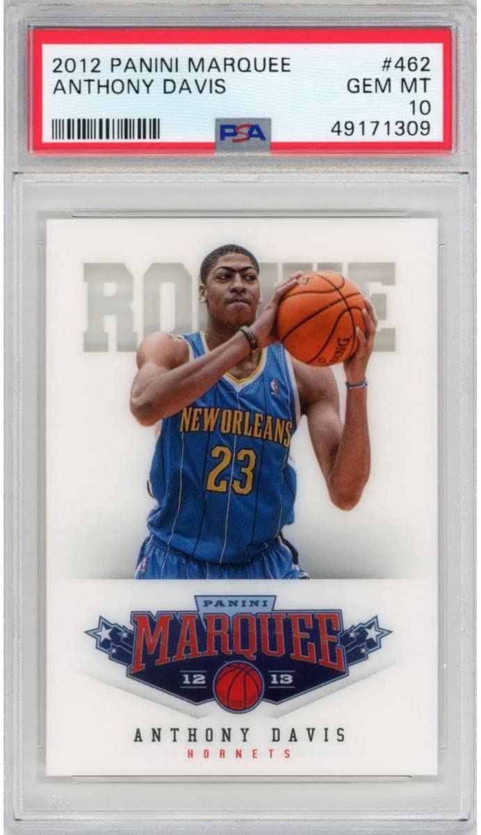 Graded 2012-13 Panini Marquee Anthony Davis #462 Rookie RC Basketball Card PSA 10 Gem Mint