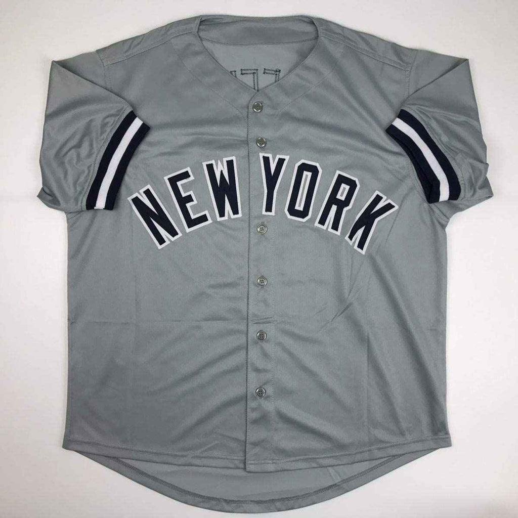 Autographed/Signed Gary Sheffield New York Grey Baseball Jersey JSA COA