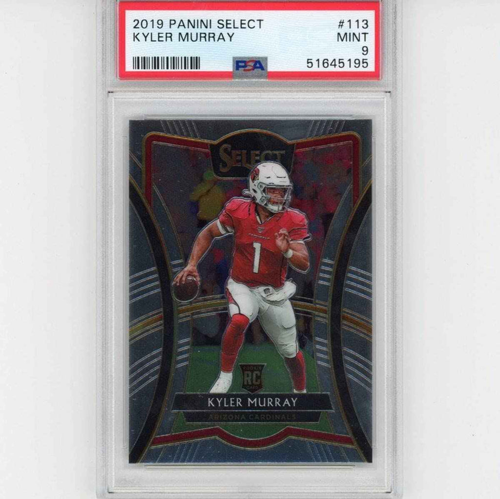 Graded 2019 Panini Select Kyler Murray #113 Rookie RC Football Card PSA 9 Mint