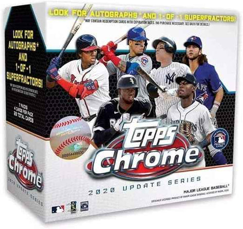 2020 Topps Chrome Update Series Baseball Mega box