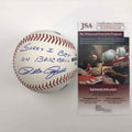 Autographed/Signed Pete Rose Sorry I Bet On Baseball Rawlings ROML JSA COA