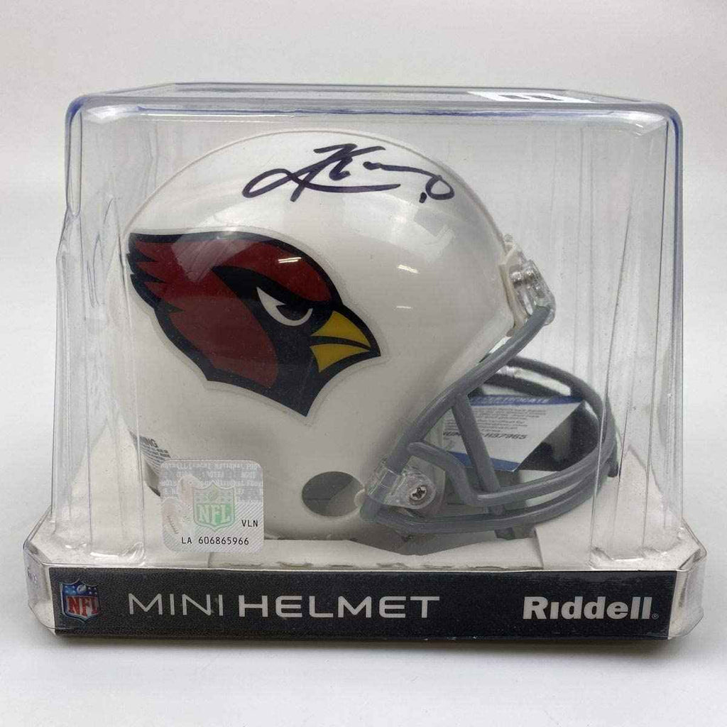 Autographed/Signed Kyler Murray Arizona Cardinals Football Mini Helmet Beckett BAS COA