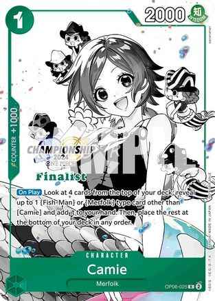 Camie (Championship 2024 Finalist Card Set Vol. 2) (OP06-025) - One Piece Promotion Cards Foil